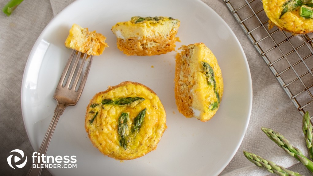 Sweet Potato and Asparagus Egg Bites