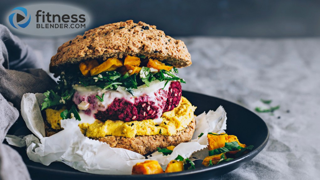 Nutrition Powerhouse Beet Veggie Burger