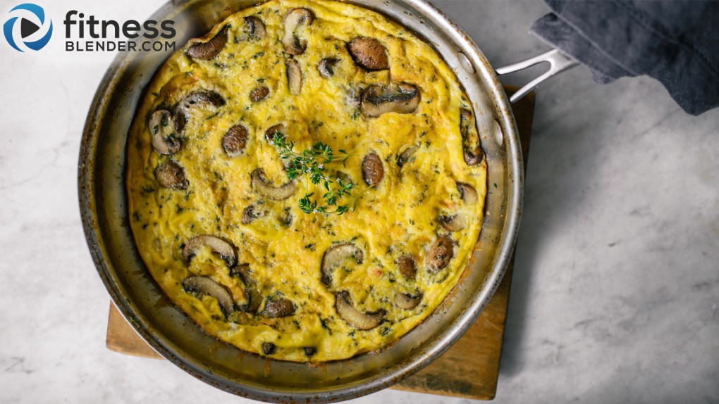 Mozzarella Cheese & Mushroom Frittata