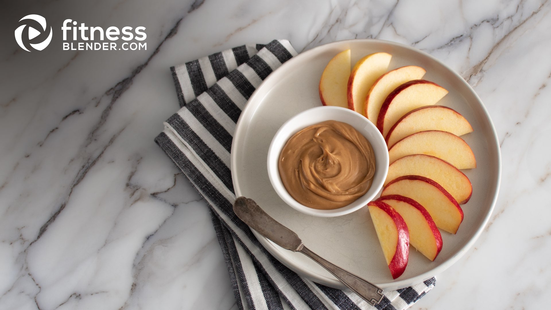 Apple and Peanut Butter Slices Fitness Blender