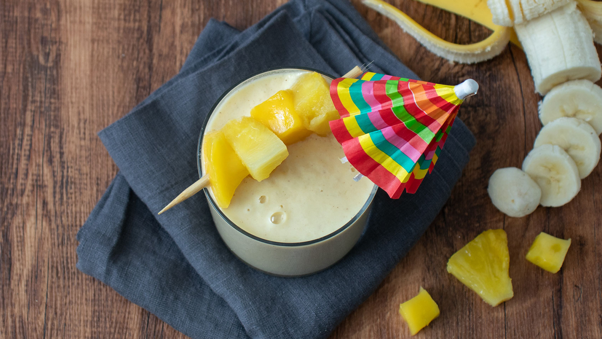Tropical Cheesecake Smoothie Packed with Vitamin C and Lean Protein
