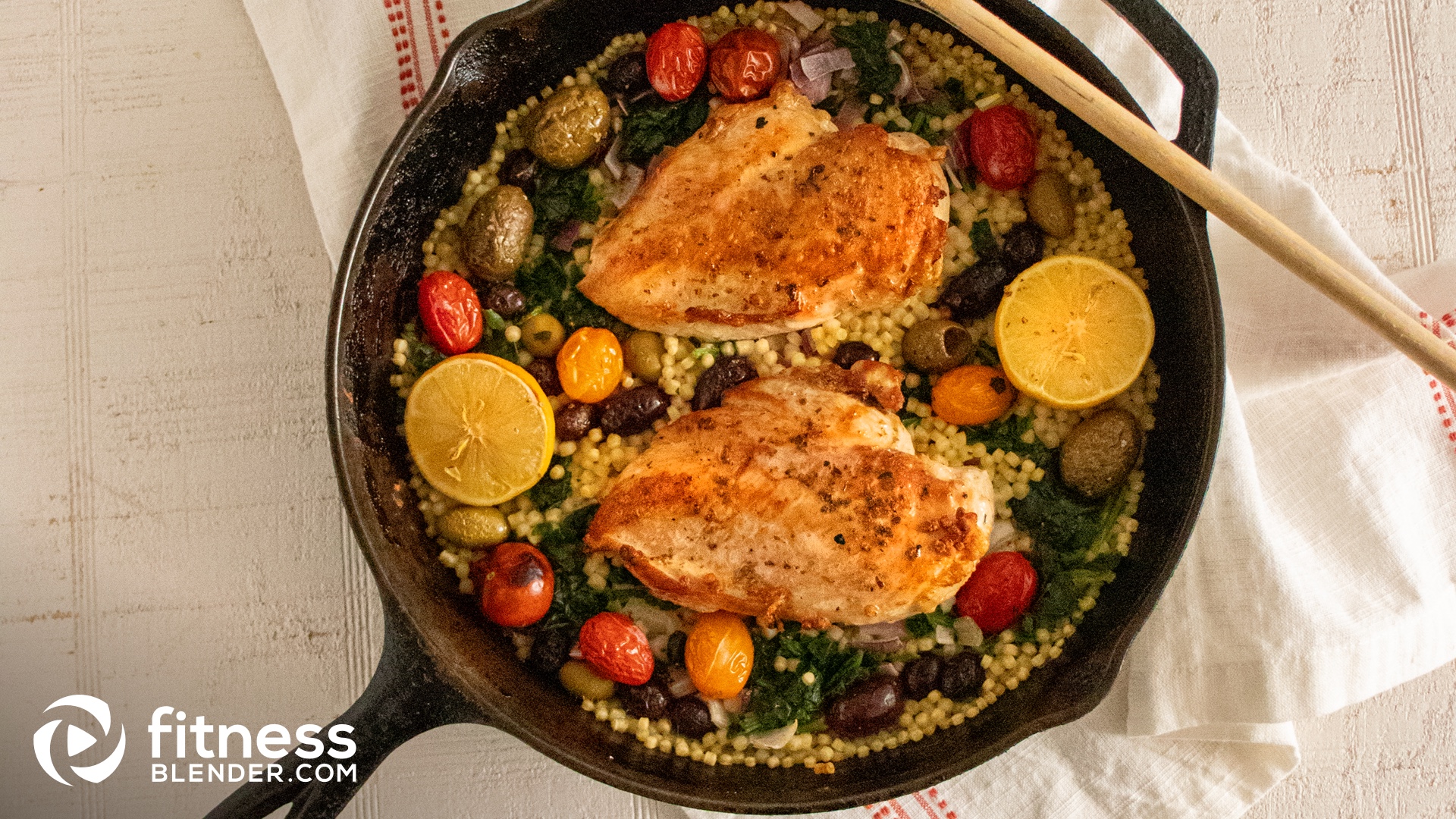 OnePan GreekStyle Chicken Bake Fitness Blender