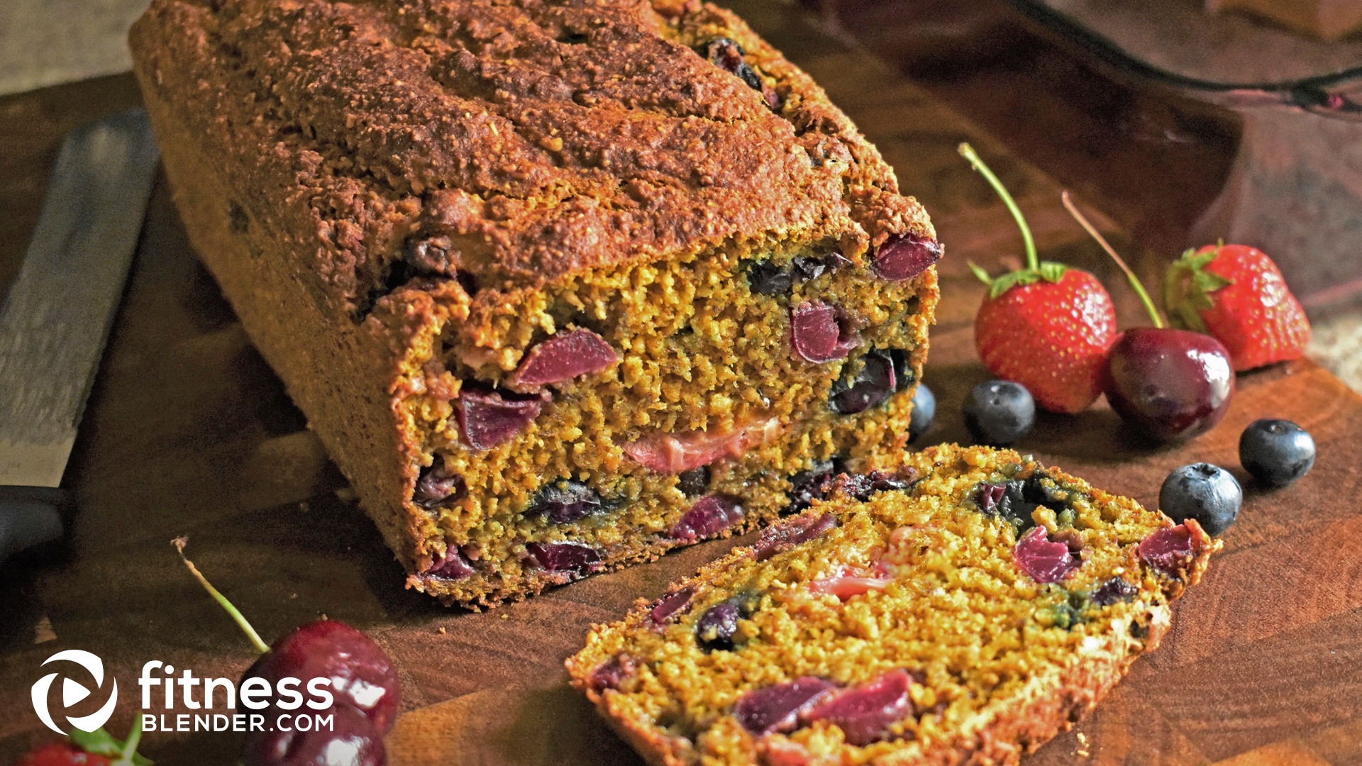PumpkinMixed Berry Quick Bread Fitness Blender