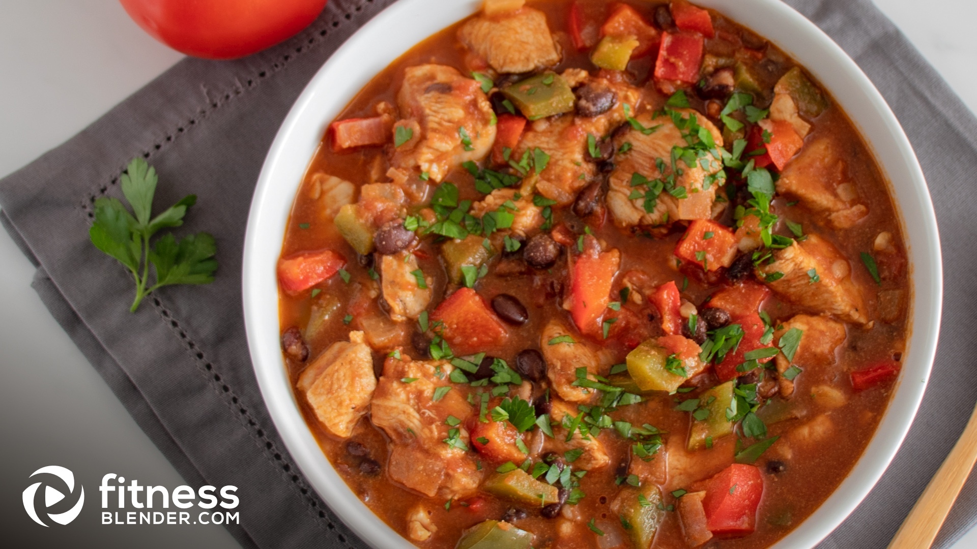Simple, Delicious Fajita Chicken Chili Fitness Blender