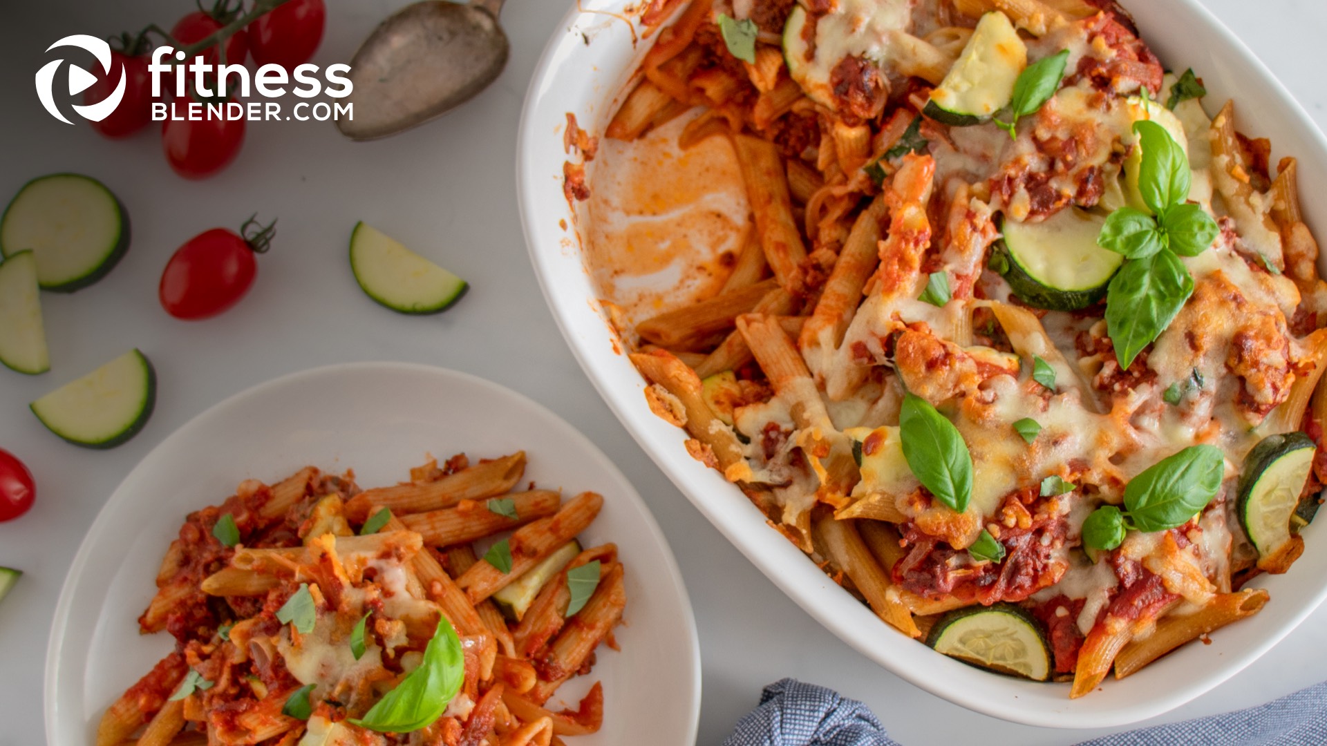 Easy, Delicious Beefy Zucchini Pasta Bake Fitness Blender