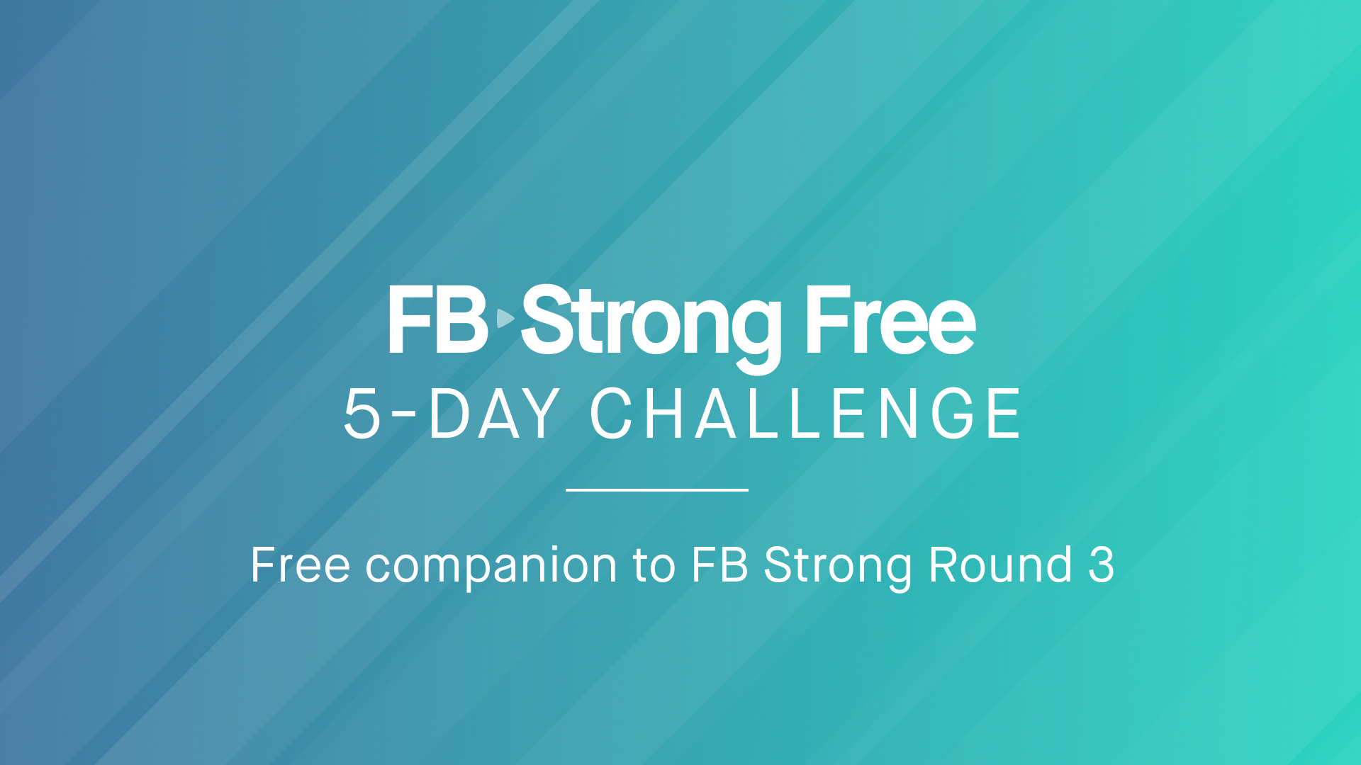 Fitness Blender's Free 5Day Challenge FB Strong Free Fitness Blender